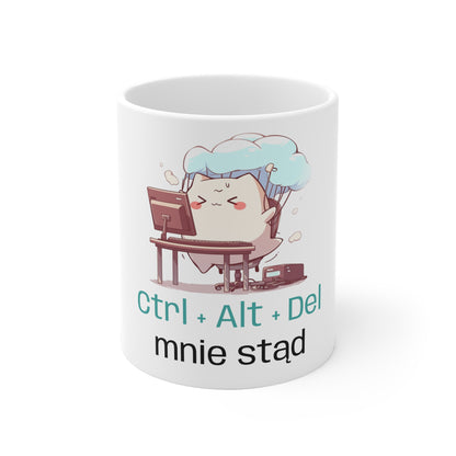 Biały Kubek | CTRL + ALT + DEL mnie stąd