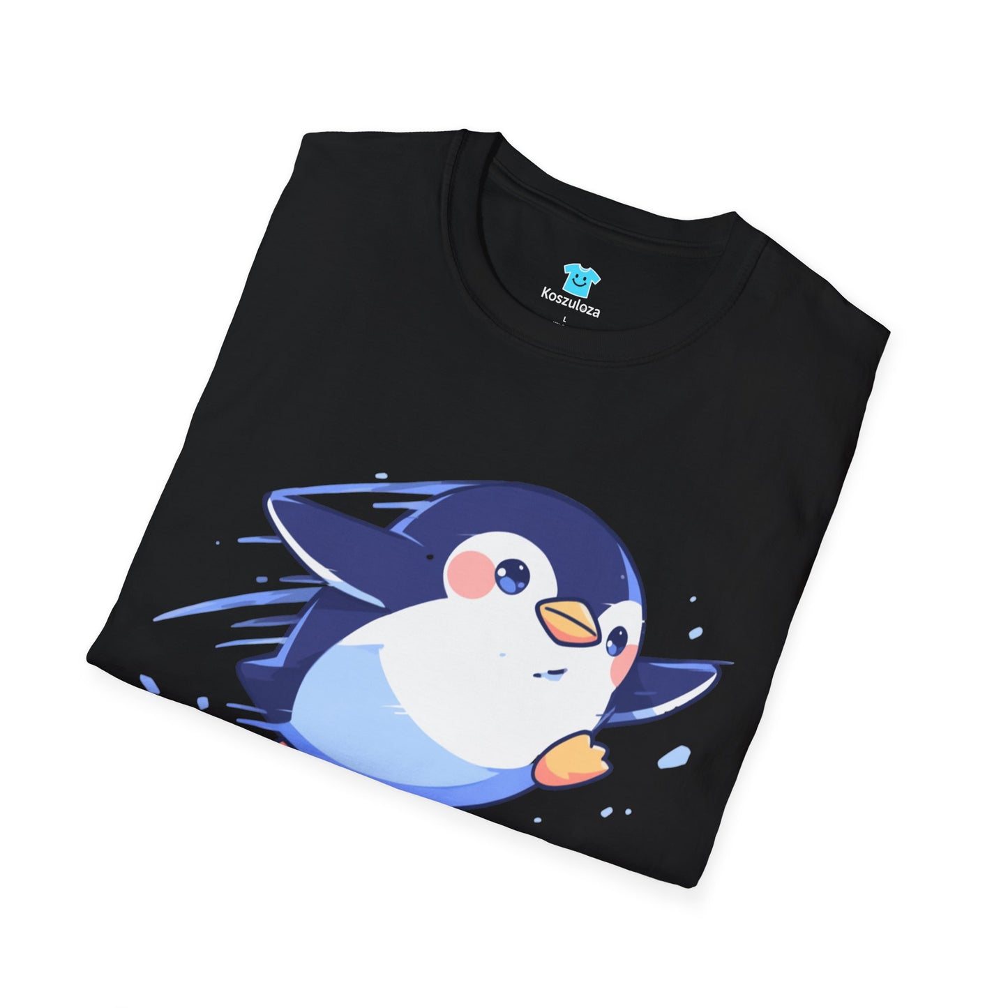 Koszulka „Adidash Penguin” – uroczy, biegnący pingwin w lekkiej, codziennej odsłonie