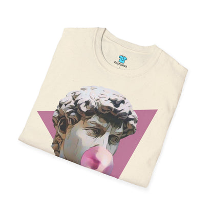 Koszulka „David Bubblegum” – klasyczna rzeźba w wersji retro z nutą humoru