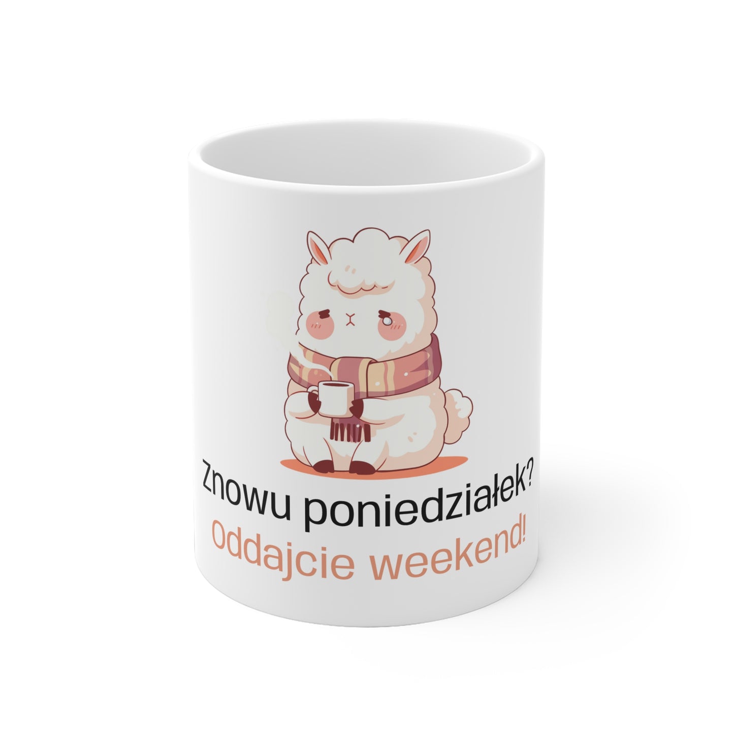 Biały kubek - znowu poniedziałek