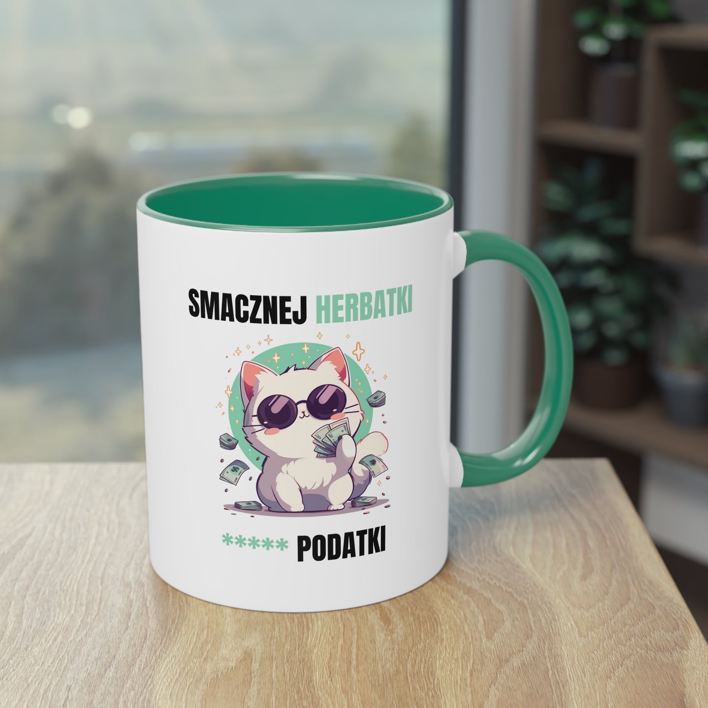 Kubek ceramiczny dwukolorowy – na dobry początek każdego dnia