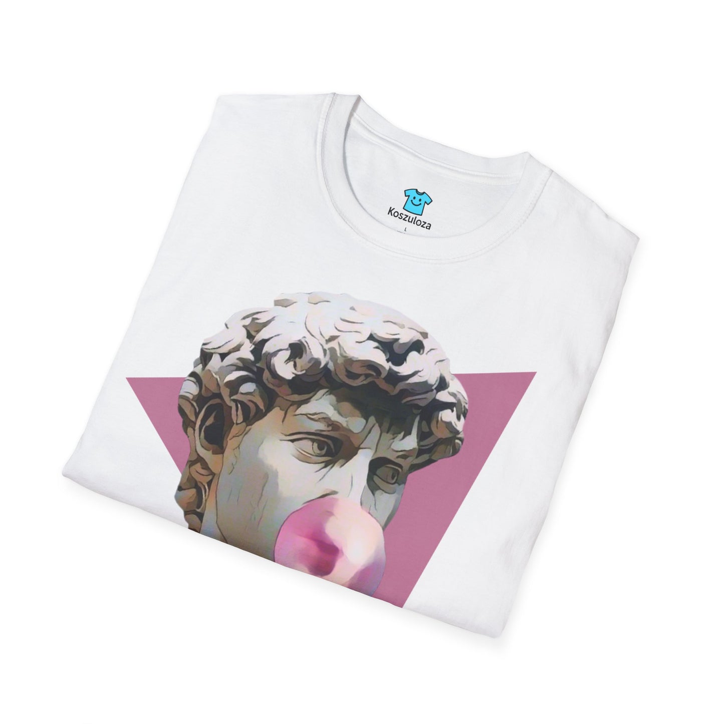 Koszulka „David Bubblegum” – klasyczna rzeźba w wersji retro z nutą humoru