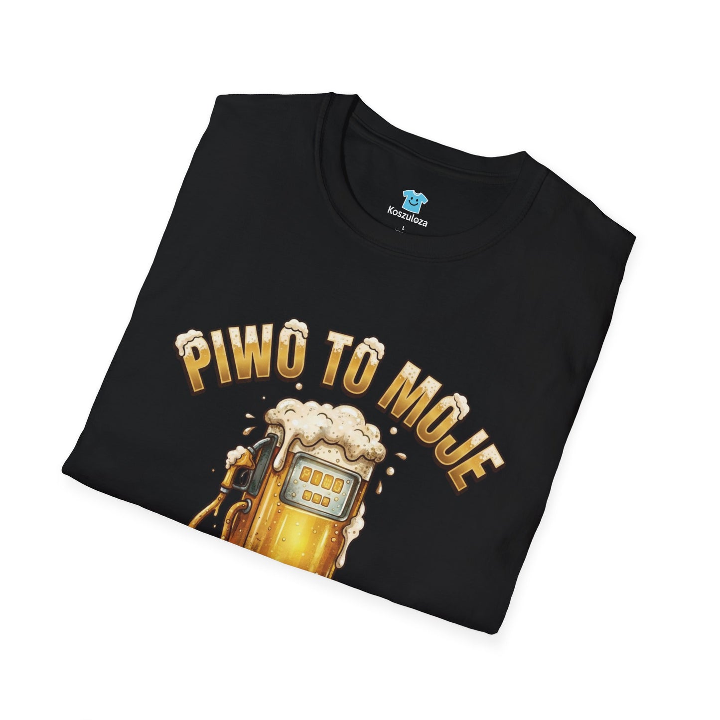 Koszulka „Piwo to moje paliwo” – styl luźny, humor konkret