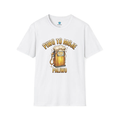 Koszulka „Piwo to moje paliwo” – styl luźny, humor konkret