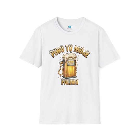 Koszulka „Piwo to moje paliwo” – styl luźny, humor konkret